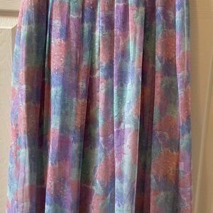 full twirl chiffon pastel skirt